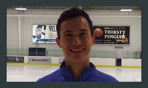Framed screenshot of Patrick Chan from YouTube video.