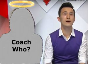 Patrick Chan and his mystery coach. (Source: YouTube)
