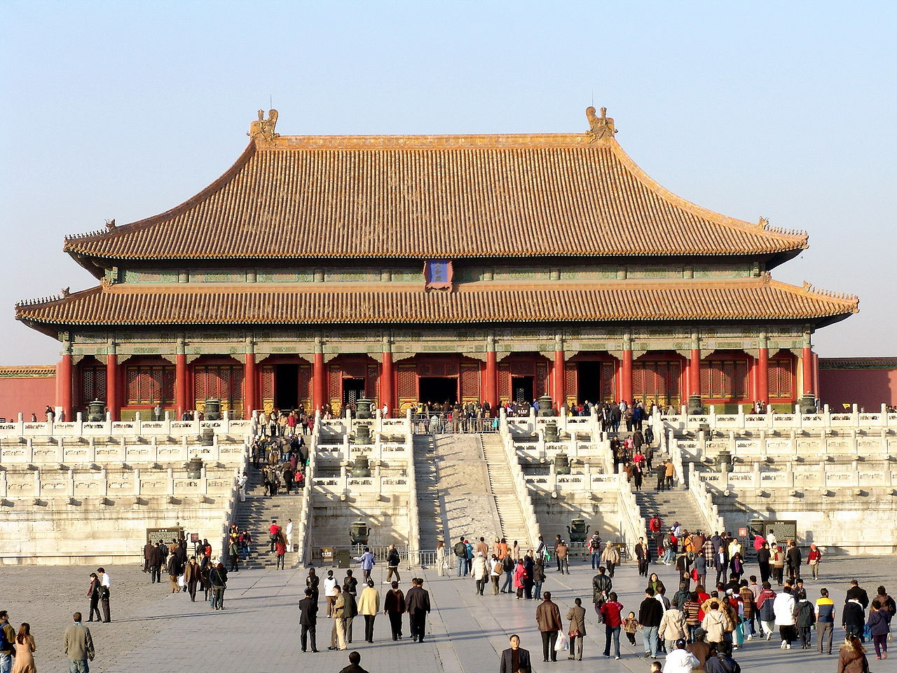 The Forbidden City at the center of Beijing, China. (Photo by Saad Akhtar / Source: Wikimedia Commons)
