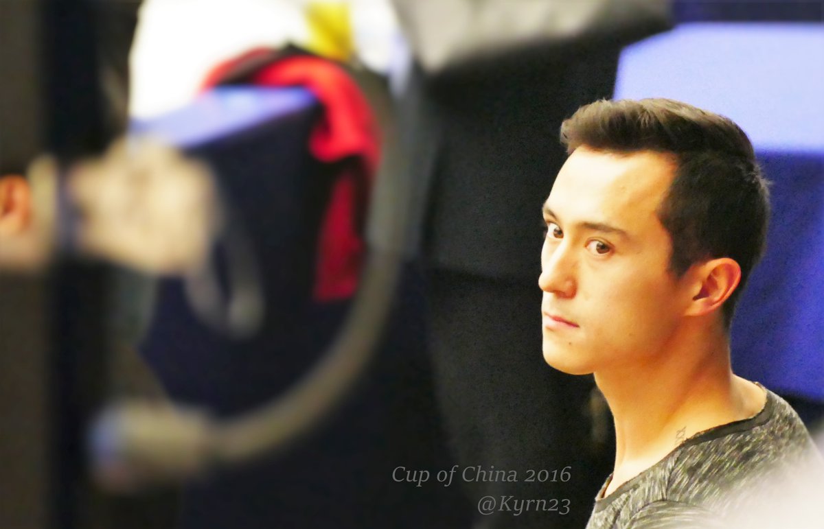 Patrick Chan Cup of China Free Skating Competition Pre-Warmup. (Photo by Kyrn23. Used with permission.)