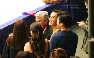 Patrick Chan Cup of China Victory Ceremony. (Photo by Kyrn23. Used with permission.)